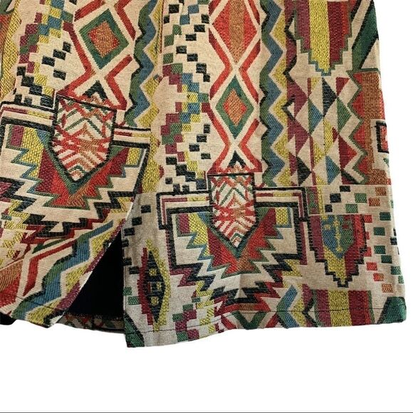 Solitaire by Ravi Khosla NWT Tribal Print Skirt - Picture 5 of 6